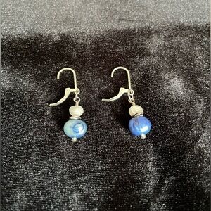 Handmade Blue Earrings
